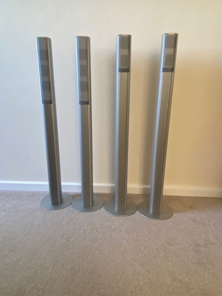 Acoustic Solutions 4 Speakers and Cables (Reduced to£20