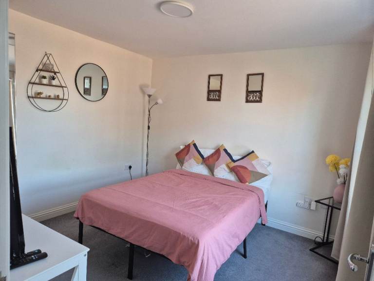 Large sunny and well ventilated double bedroom