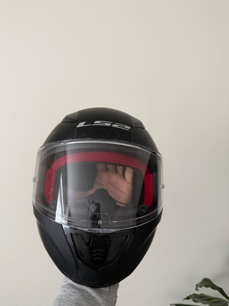 LS2 Motorbike helmet *worn once*