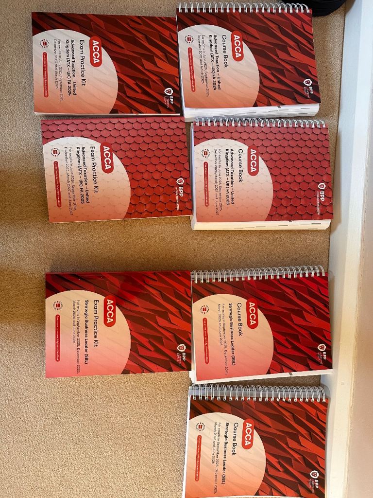 ACCA BPP Practice & Revision Kits and Workbooks
