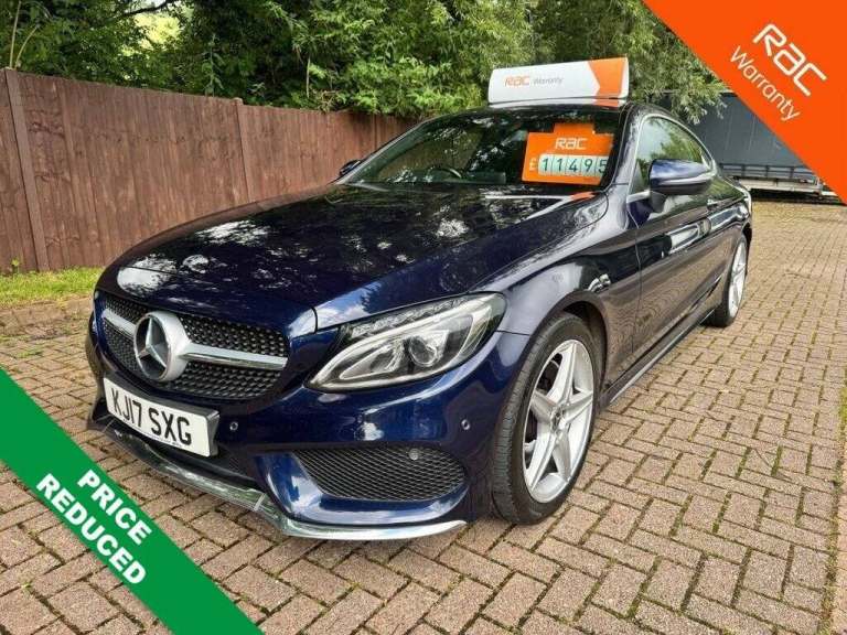 2017 Mercedes-Benz C Class 2.1 C220d AMG Line (Premium Plus) Coupe 2dr Diesel G-Tronic+ Euro 6 (s...