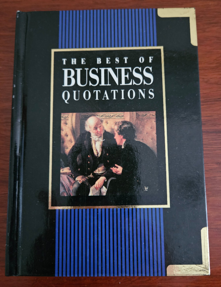 'The Best of Business Quotations' Small Hardback Book 