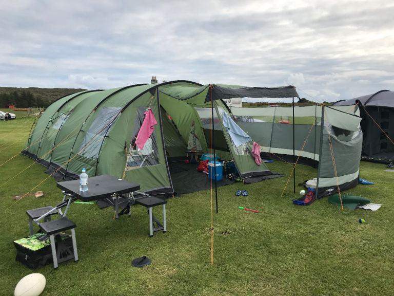 Vango Icarus 500 including fully enclosed front canopy