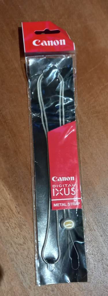 Canon IXUS digital camera metal strap chain NEW sealed. 
