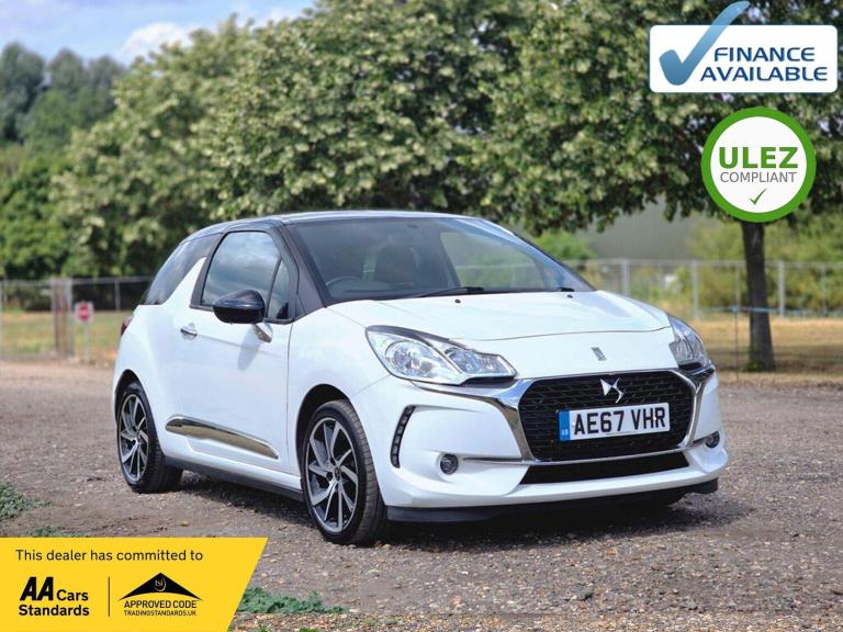 2017 DS Automobiles DS 3 1.2 PureTech Connected Chic EAT6 Euro 6 (s/s) 3dr HATCHBACK Petrol Autom...