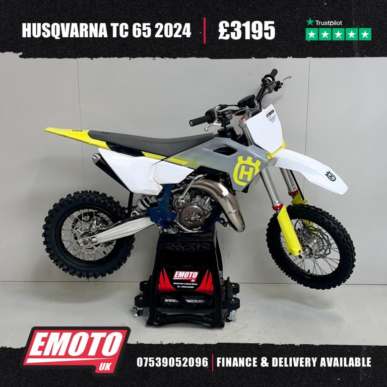 HUSQVARNA TC 65 2024 Motocross Bike 65cc @EmotoUK - Finance Available