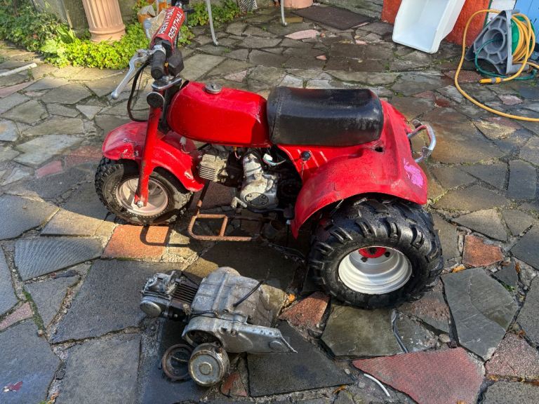 1985 Honda ATC70 ATC 70 Starts Runs Drives Kids Motorcycle Motorbike Trike Collectible Vintage