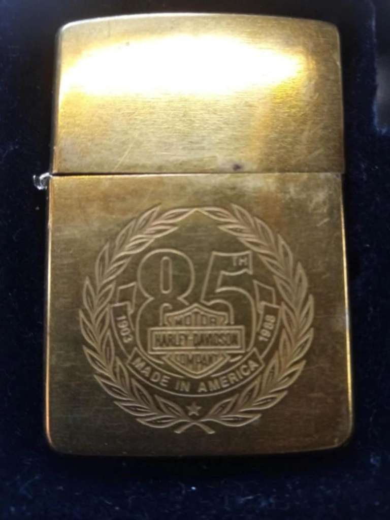 Harley Davidison Zippo 85 aniversary £35 onco