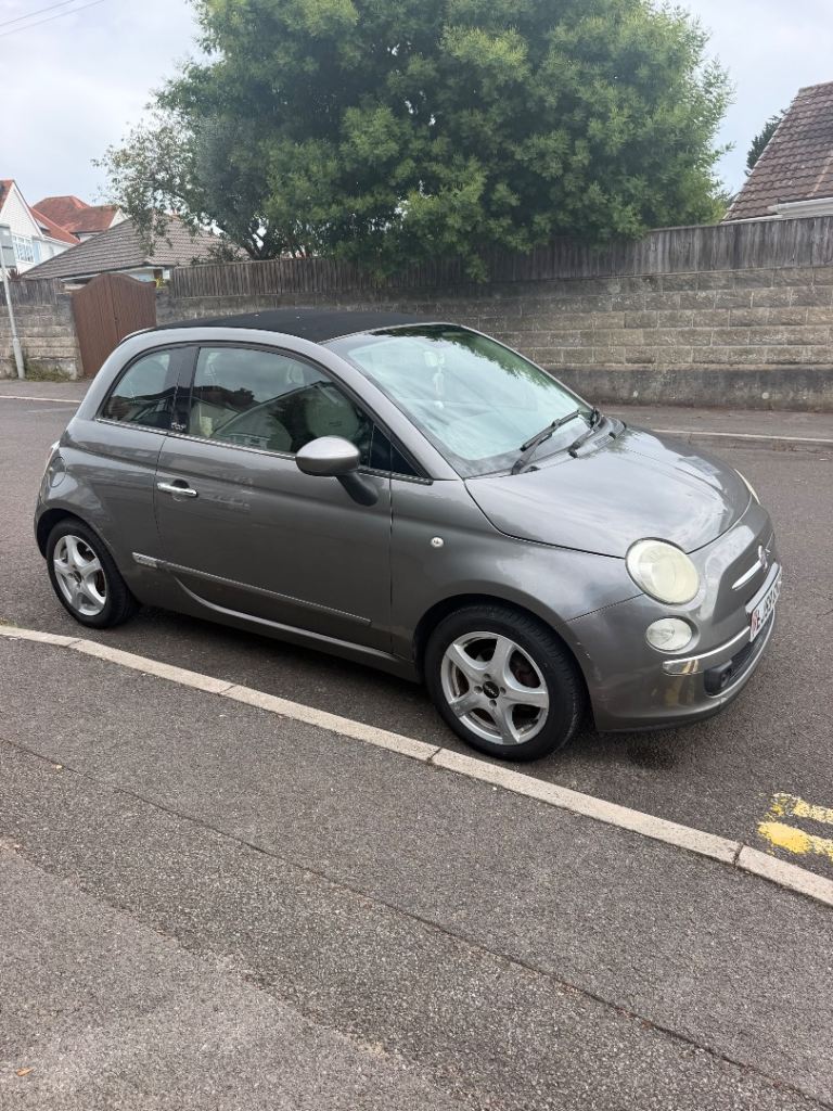 Fiat, 500, Convertible, 2009, Manual, 1242 (cc), 3 doors