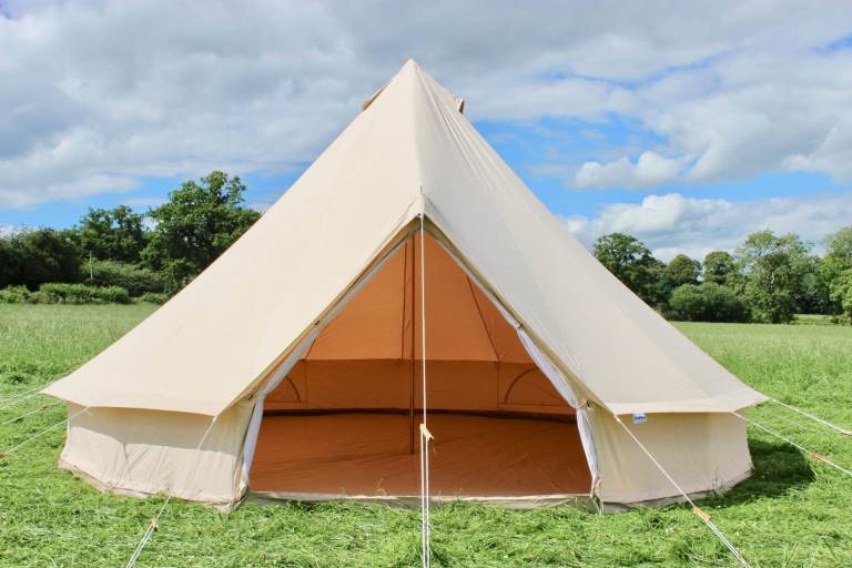 Large Bell Tent – Cream, brand new in box