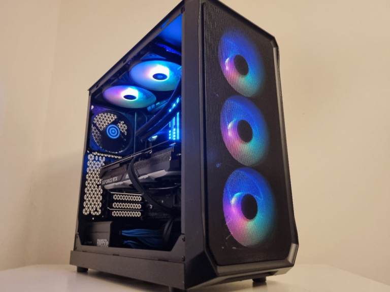 4K GAMING PC - RYZEN 7 7800X3D RTX 4080 SUPER DDR5 32GB SSD 2TB WATERCOOLED COMPUTER WORKSTATION