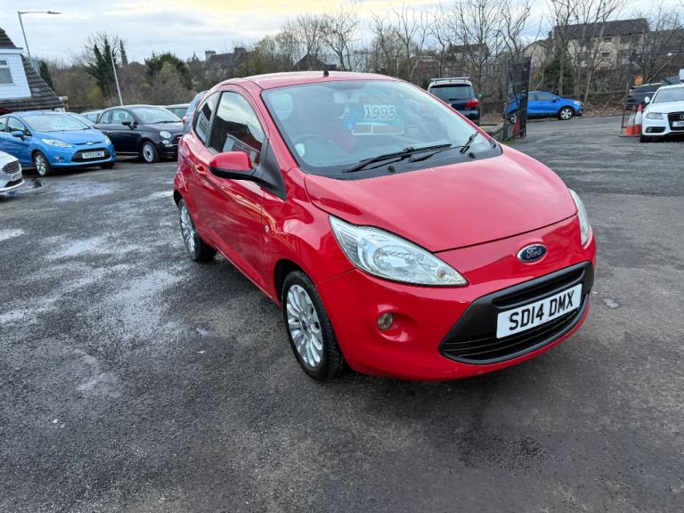 2014 Ford Ka 1.2 Zetec 79,000 Miles MOT'd September Alloy Wheels Central Locking Electric