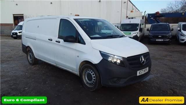2022 Mercedes-Benz Vito White 2.0 116 CDI Euro 6 panel van, 36,800 miles, ULEZ compliant, Automat...