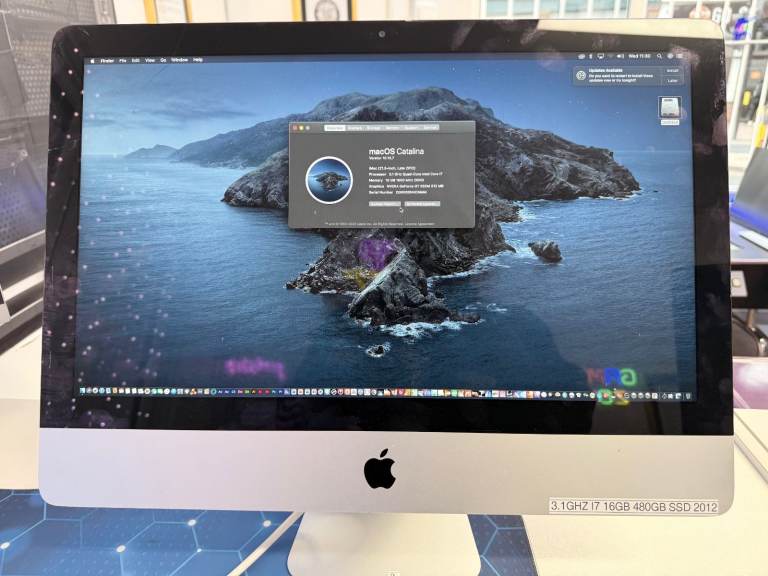 Apple iMac 21.5" Quad Core i7 3.1GHz 16GB Ram 500GB SSD Final Cut Pro X Davinci Resolve Premiere