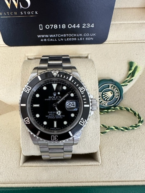 ***ROLEX 2009 SUBMARINER STEEL 16610 LN