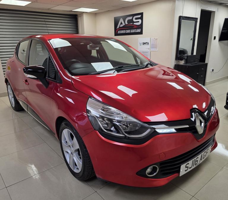 RENAULT CLIO 1.2 Dynamique Nav 1.2 16V 75 Red WARRANTY 12 MONTHS MOT