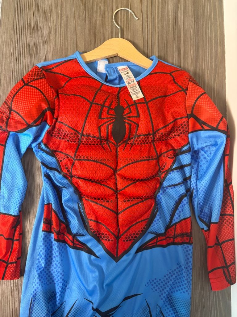 Spiderman Kids Fancy Dress Costume – Size 5-6 Years