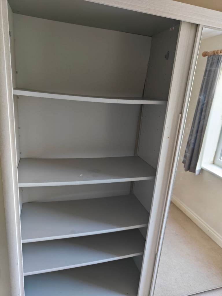 Mirrored Double Wardrobe - FREE