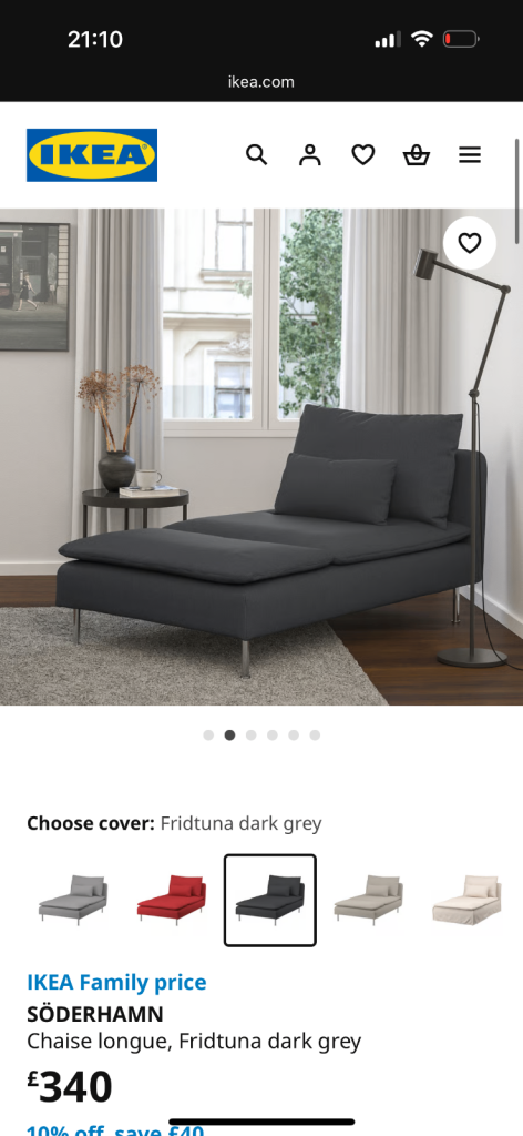 IKEA soderhamn modular sofas