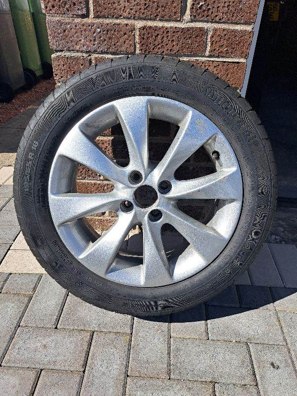 Spare alloy wheel and tyre 16"