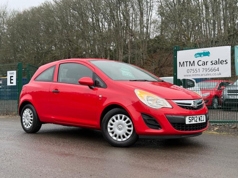 2012 Vauxhall Corsa 1.0 ecoFLEX S 3dr HATCHBACK Petrol Manual