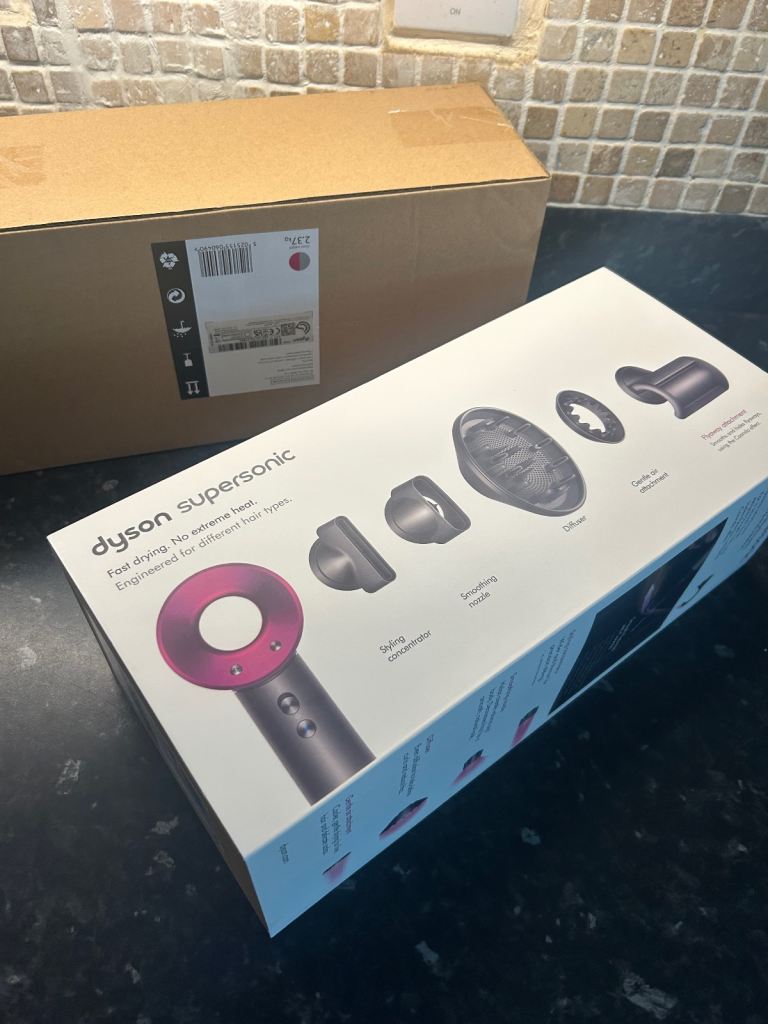 image for Dyson Supersonic Hair Dryer – Fuchsia/Nickel