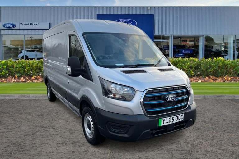 2025 Ford E-Transit 350 Leader AUTO L3 H2 LWB Medium Roof RWD 135kW 68kWh DAP Automatic Panel Van...