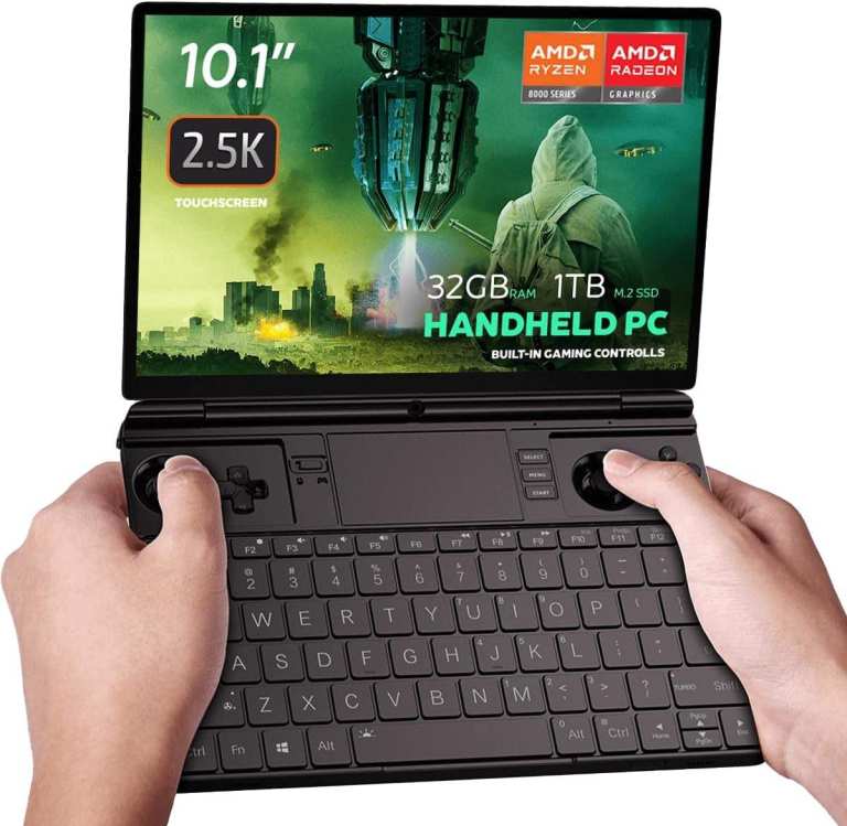 GPD WIN MAX 2 2025 handheld gaming PC. AMD Ryzen AI 9 HX 370, 890M GPU, 32GBRAM, 1TB SSD, 1440p