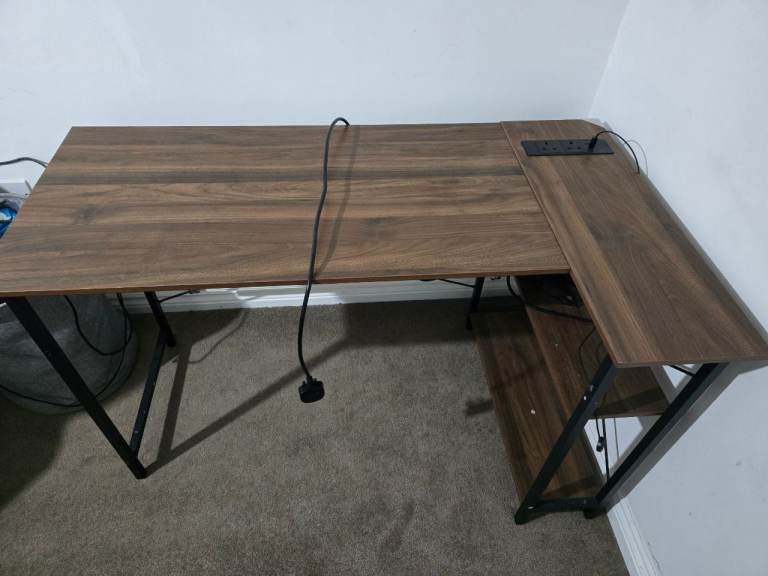 L Shaped Work Table WFH