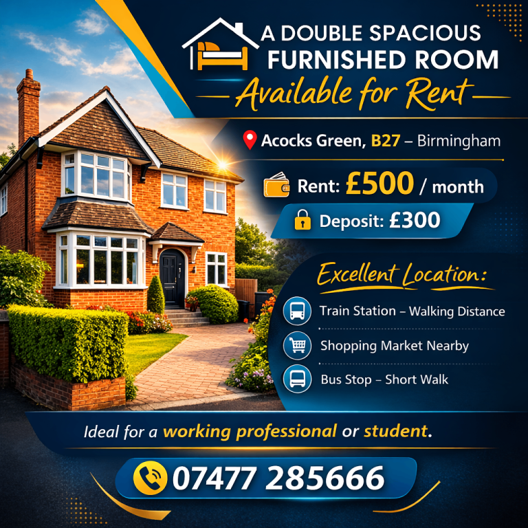 Room Available for Rent