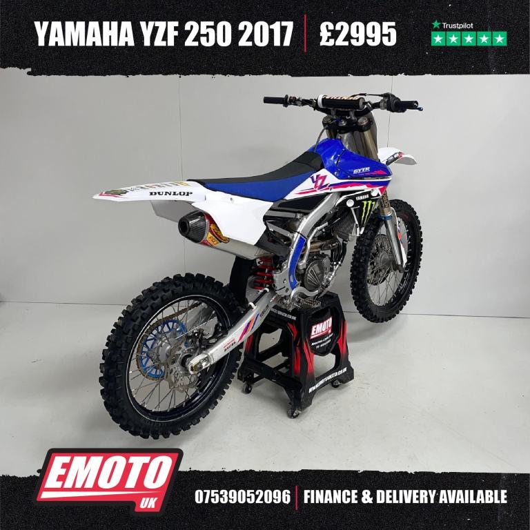 YAMAHA YZF 250 2017 Motocross Bike 250cc @EmotoUK - Finance Available