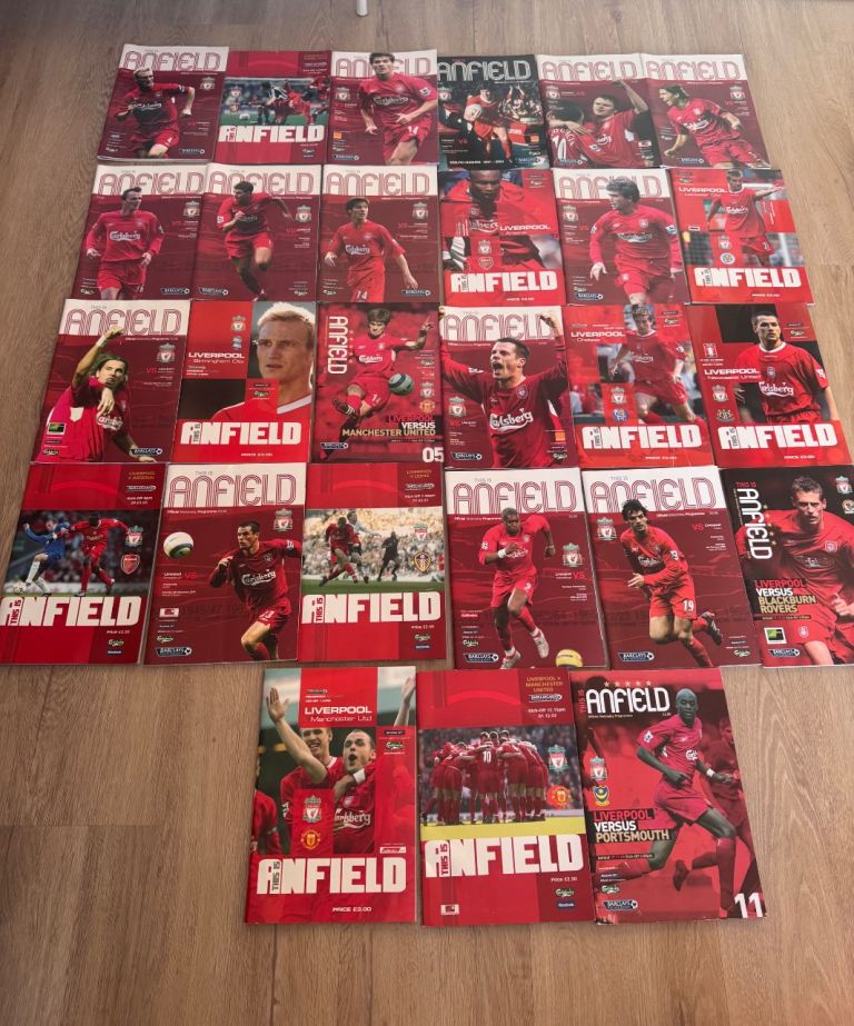 27 Liverpool Programmes 