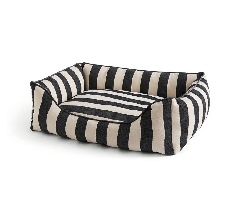 Black and White Dog Bed