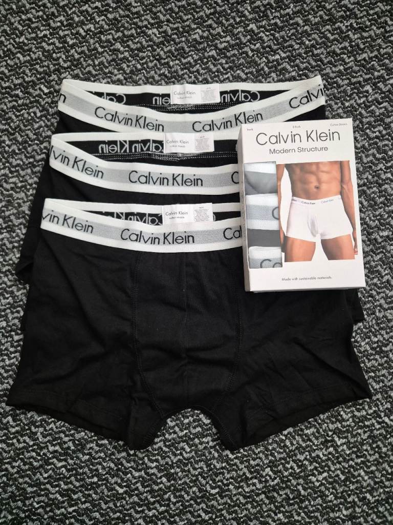 Brand New Calvin Klein Pack Of three#Medium Men's Brand New Trunks/Boxers