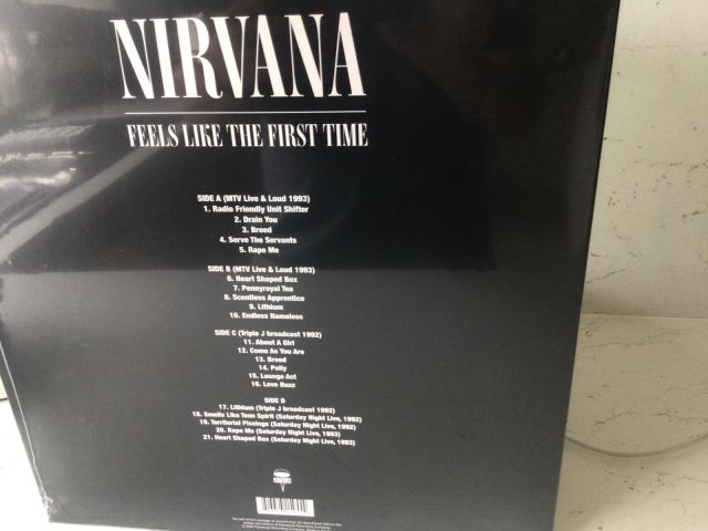 Nirvana 'Feels Like The First Time' Vinyl Record | in Barrhead