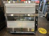 NEW CATERING COMMERCIAL KITCHEN CHICKEN HOT DISPLAY CABINET FAST FOOD RESTAURANT SHOP BBQ CAFE
