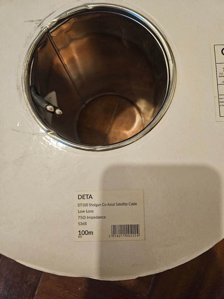DT100 shotgun coaxial satellite cable 