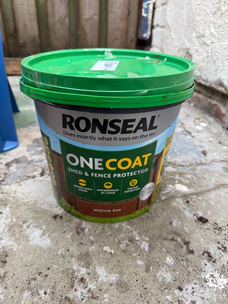 Ronseal One Coat Shed & Fence Protector - Medium Oak