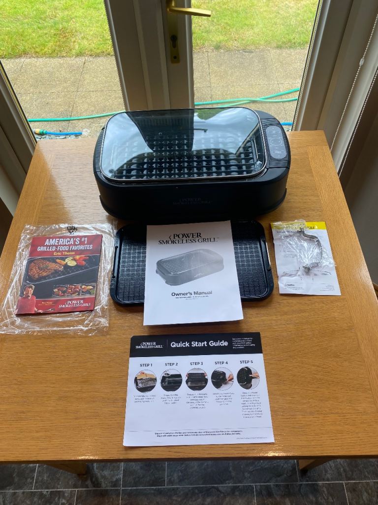 Tristar PG-1500 Power Smokeless Grill In Black Brand New