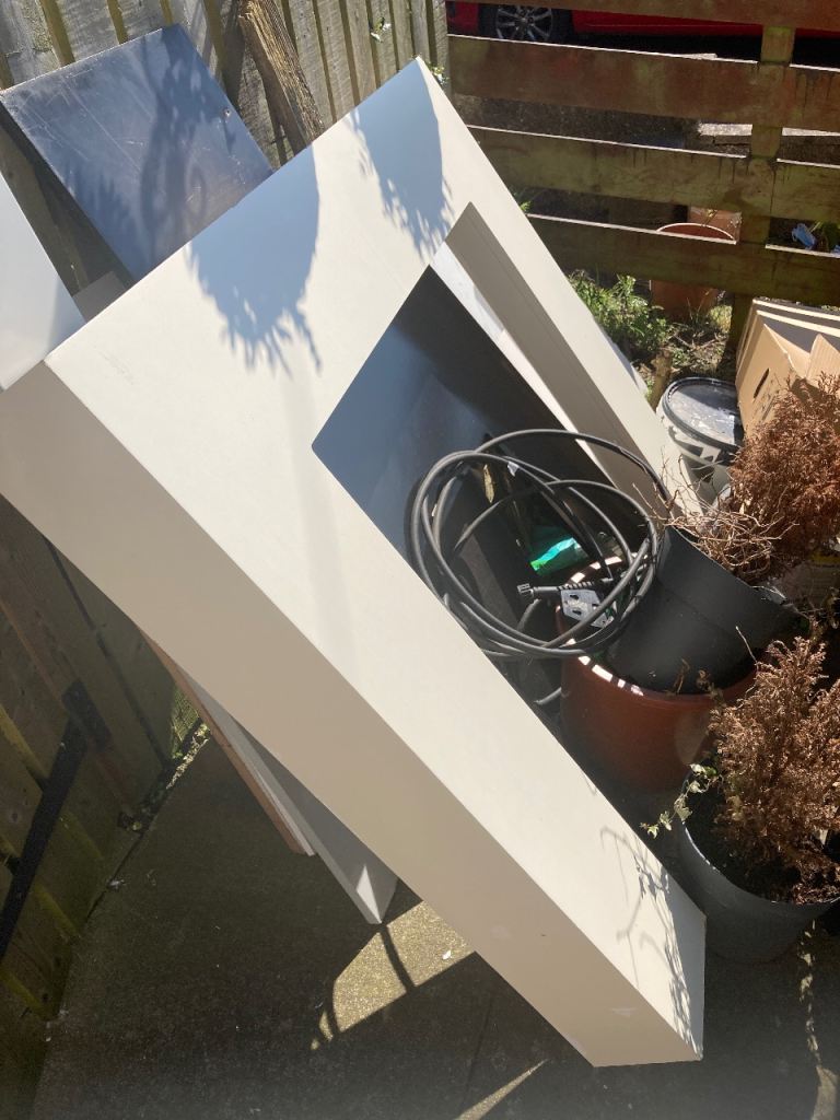 Wooden Fire Surround in Beige – Good Condition