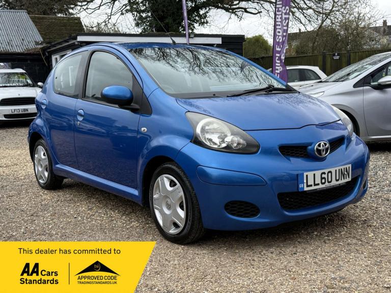 2010 Toyota AYGO 1.0 Aygo Blue VVT-i 5dr Hatchback Petrol Manual