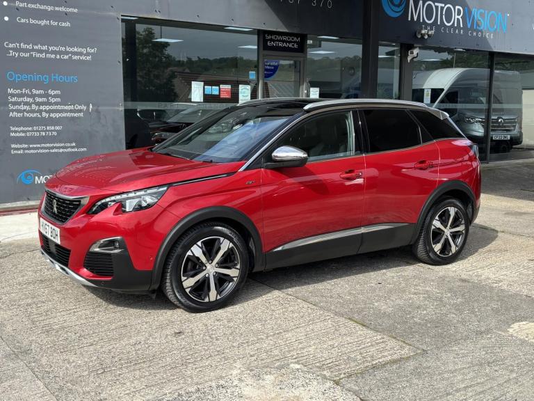 2017 Peugeot 3008 2.0 BlueHDi GT SUV 5dr Diesel EAT Auto 6Spd Euro 6 (s/s) (180 ps) SUV Diesel Au...