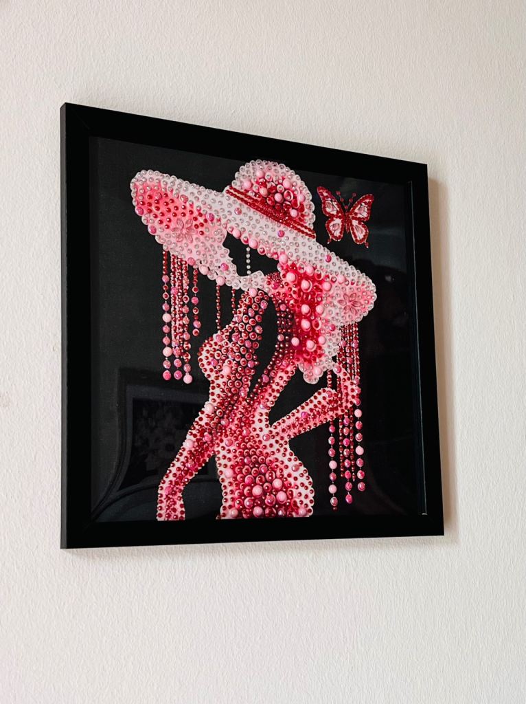 5D DIY Diamond Painting Art Mosaic Craft Handmade with Wood Frame 27.5 x 27.5cm