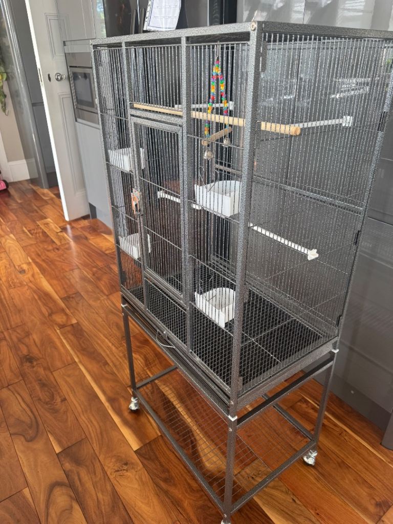 Large Black metal cage £150