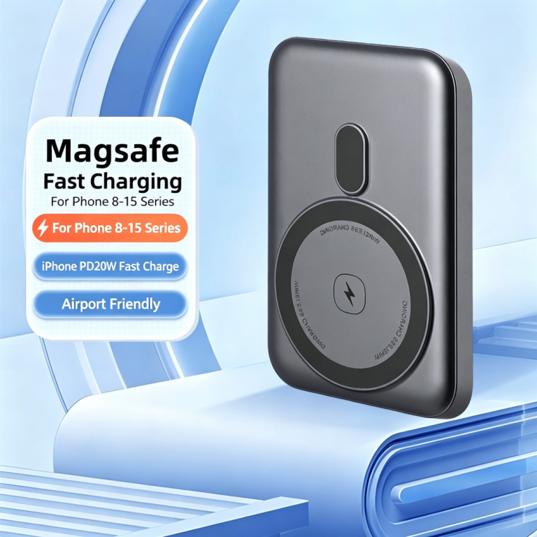 10,000mAh MagSafe Magnetic Wireless Power Bank | 20W PD Fast Charging with Stand