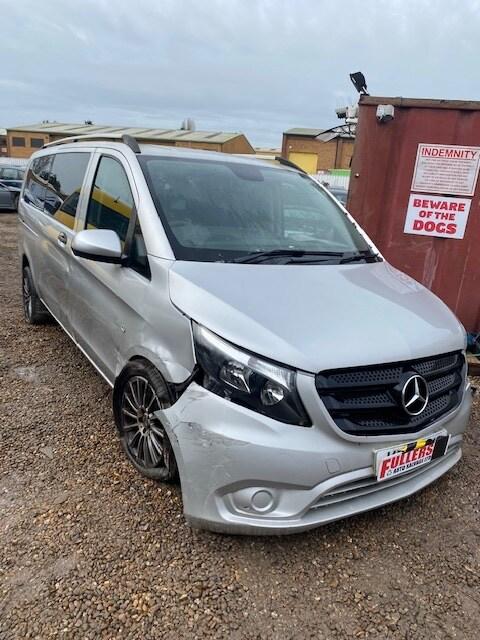 2018 Mercedes-Benz Vito 114 BlueTec Pro 8-Seater DAMAGED REPAIRABLE SALVAGE MPV Diesel Manual
