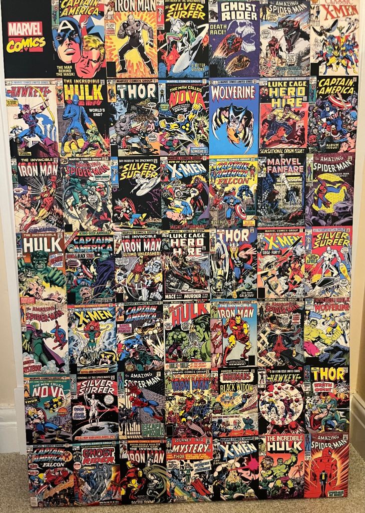 Marvel Comics, collage wall art