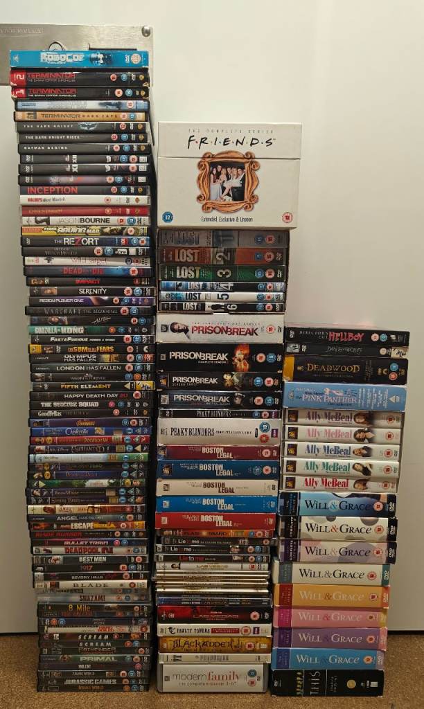 350+ discs TV Box Set & Film/Movie Collection - Bulk / Job Lot