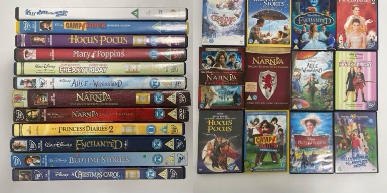 Disney Live Action Films DVD Bundle - 12 Films, Good Condition