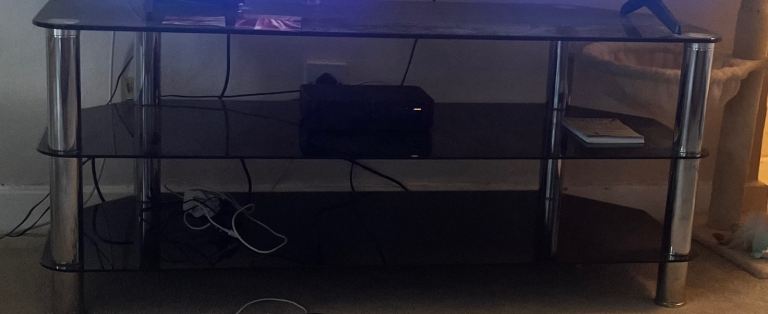 Free glass tv cabinet